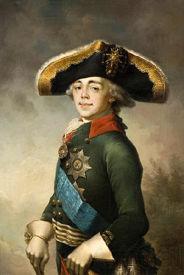 Vladimir Lukich Borovikovsky Portrait of Paul I, Emperor of Russia Norge oil painting art